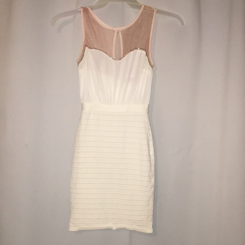 White Bandage Cocktail Dress